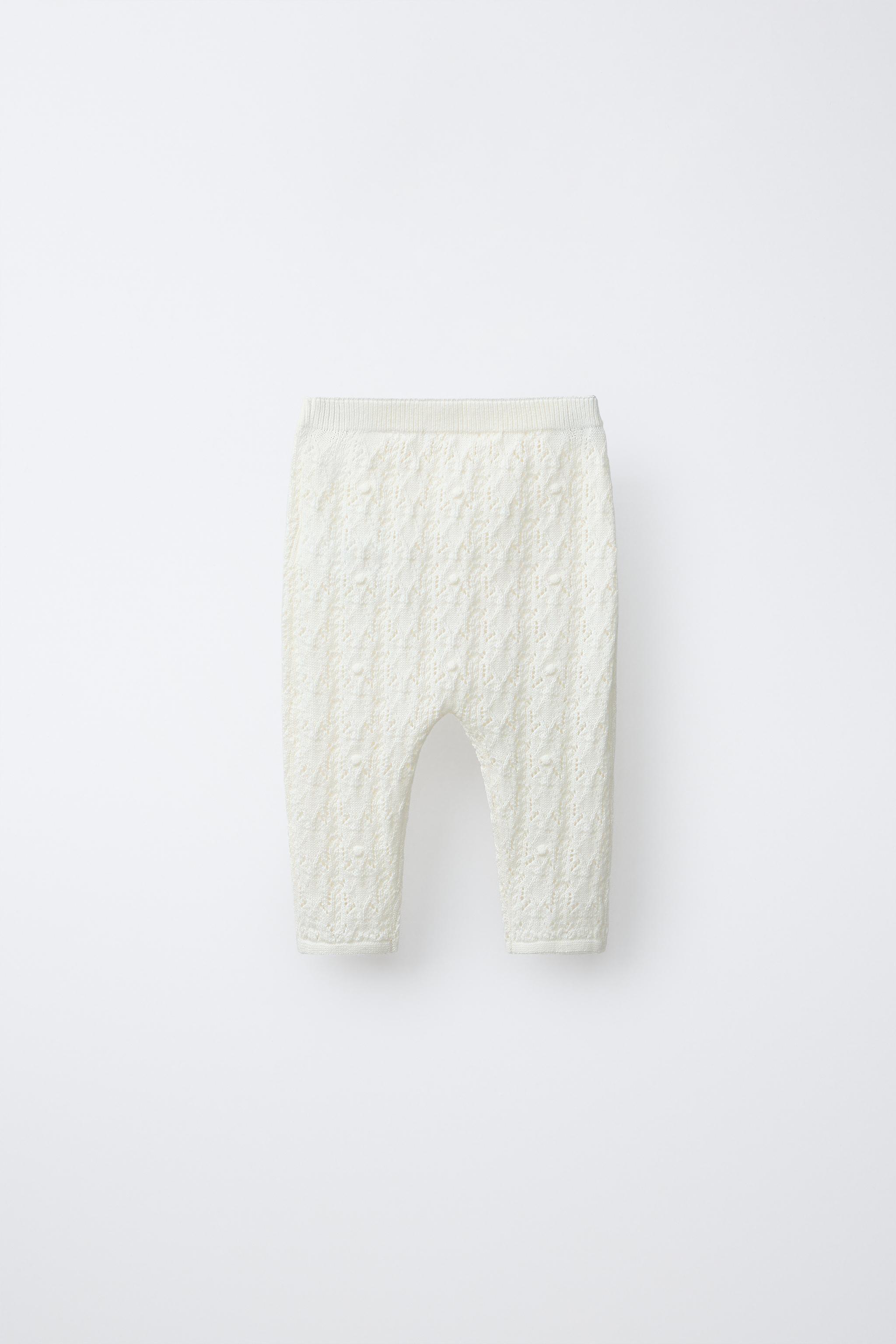 OPENWORK KNIT PANTS